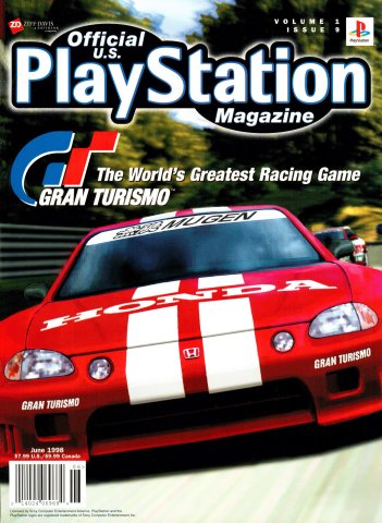 Official U.S. PlayStation Magazine Issue 009 (June 1998)