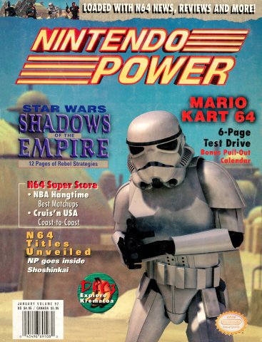 Nintendo Power Issue 092 (January 1997) (Cover 1 of 2)