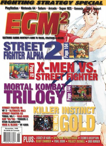 EGM2 Issue 29 (November 1996) *alternate cover*