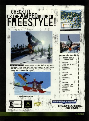 Amped Freestyle Snowboarding