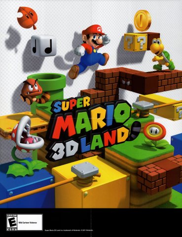 Nintendo Power Issue 275 Poster Side B (Super Mario 3D Land)