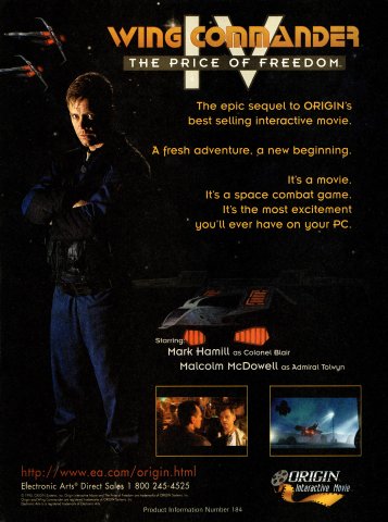 Wing Commander IV: The Price of Freedom (December, 1995)