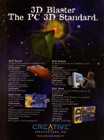 Creative Labs 3D Blaster graphics card (December 1995) (pg 4)