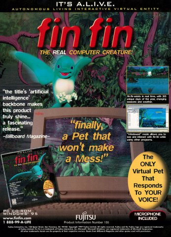 Fin Fin: The Real Computer Creature (December, 1997)