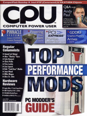 Computer Power User Volume 03, Number 06 (June 2003)