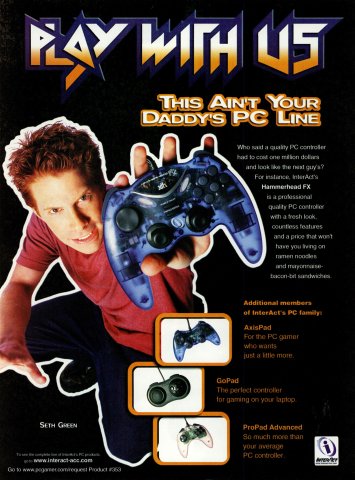 Interact Hammerhead FX controller (November, 2000)