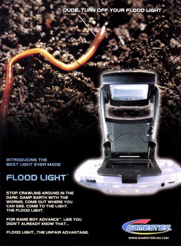 Gamester Flood Light (January, 2003)