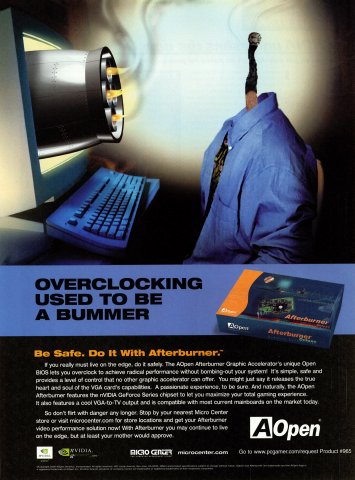AOpen Afterburner Graphic Accelerator (November, 2000)