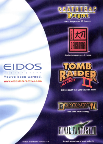 Eidos games (May, 1998)