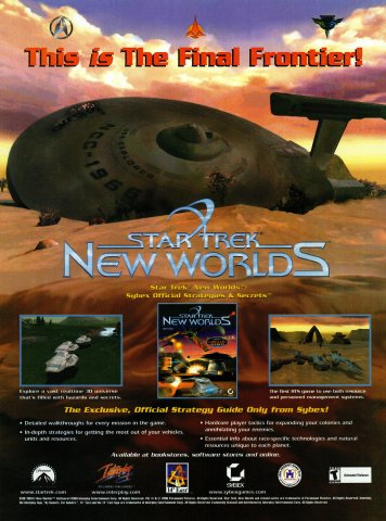 Star Trek: New Worlds strategy guide (November, 2000)