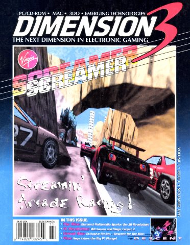 Dimension-3 Volume 1 Issue 6 (November 1995)