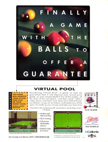 Virtual Pool (July, 1995)