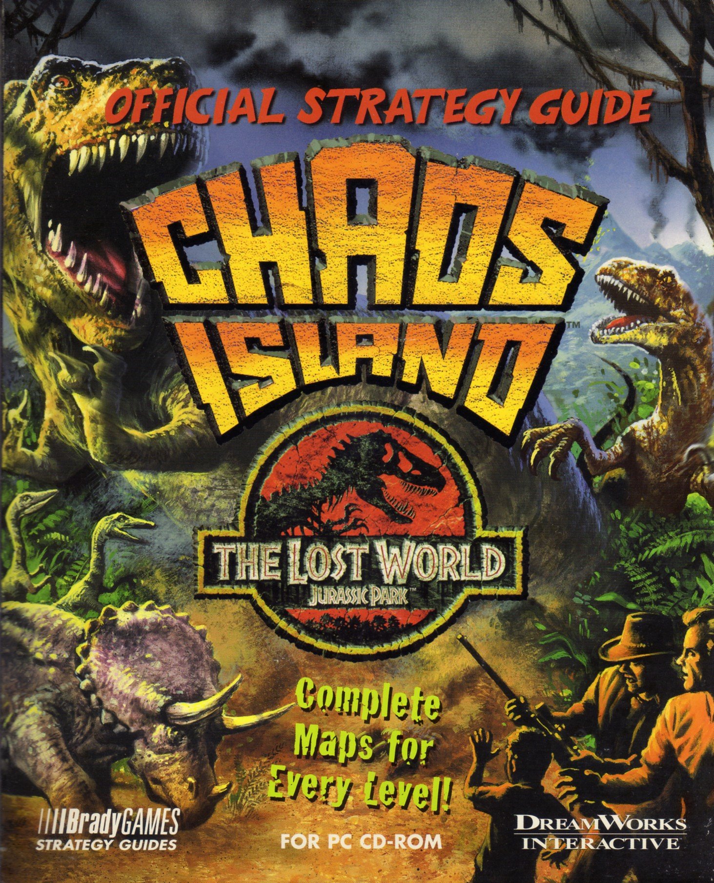 Chaos Island The Lost World Jurassic Park Official Strategy Guide Bradygames Retromags 3205