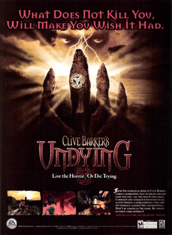 Clive Barker s Undying May 2001 C Retromags Community