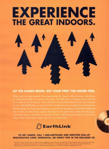 Earthlink internet service provider (May, 2001)