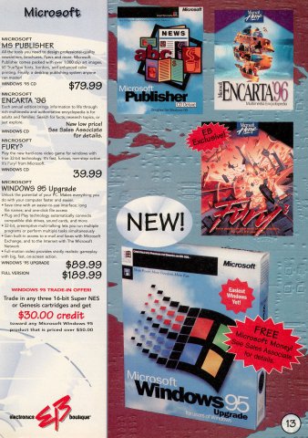 Electronics Boutique catalog (November, 1995) 13