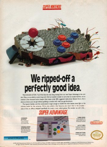 Super Advantage joystick (February, 1993)