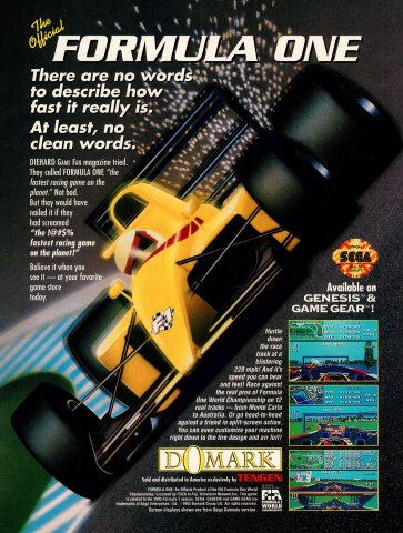 Formula One (January, 1994)