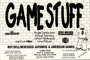 Game Stuff (September, 1993)