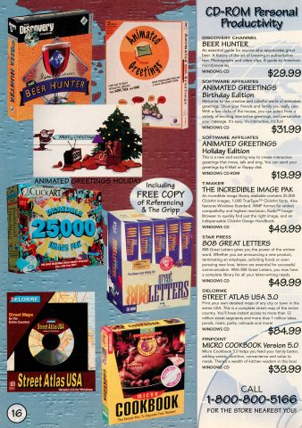 Electronics Boutique catalog (November, 1995) 16