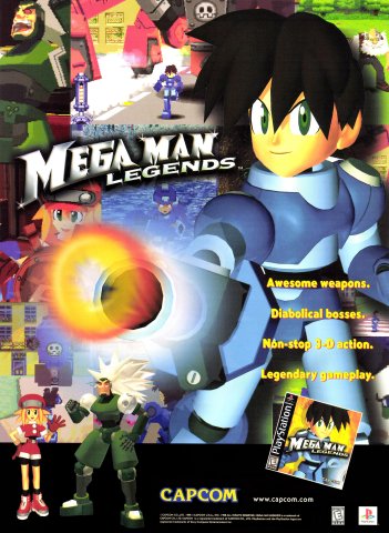 Mega Man Legends (October, 1998)