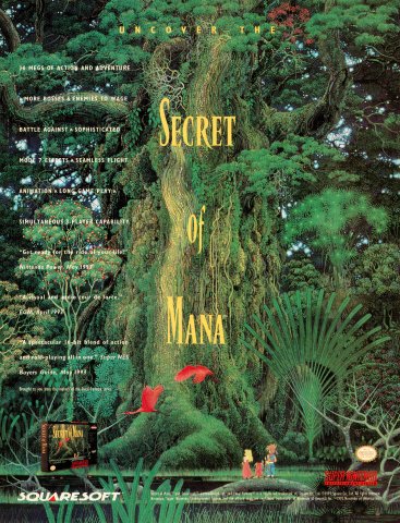 Secret of Mana (January, 1994)