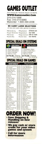 Games Outlet (October, 1998)