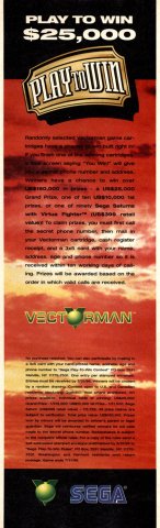 Vectorman Play to Win contest (December, 1995)