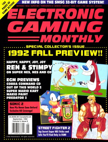 Electronic Gaming Monthly Issue 038 (September 1992)