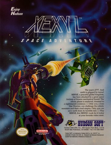 Xexyz (April, 1990)