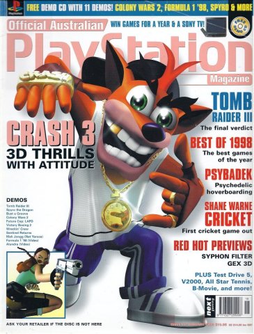 Official Australian PlayStation Magazine 018 (January 1999)