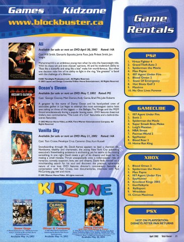 Blockbuster DVD and Game Rentals (Canada) (April, 2002) 02