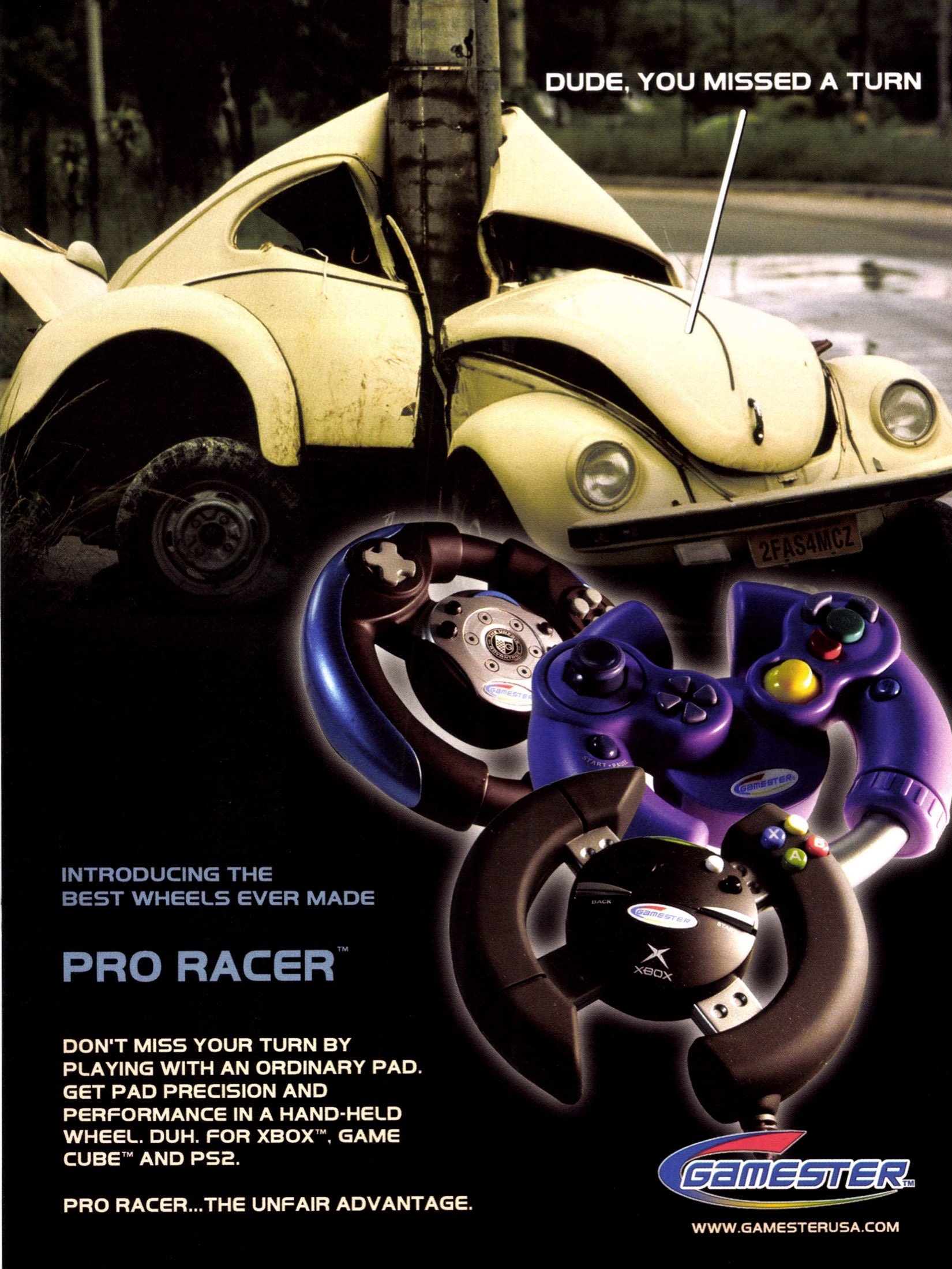 Gamester Pro Racer (November, 2002) - PS2 Hardware & Peripherals -  Retromags Community