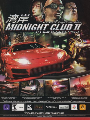 Midnight Club II (March, 2003)