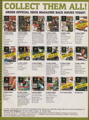 Official Xbox Magazine back issues (May, 2003)