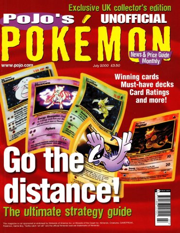 Pojo's Unofficial Pokemon News & Price Guide Monthly Issue 07 (July 2000)