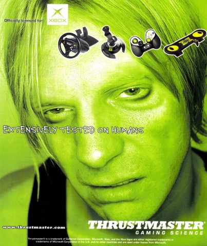 Thrustmaster controllers (November, 2001)