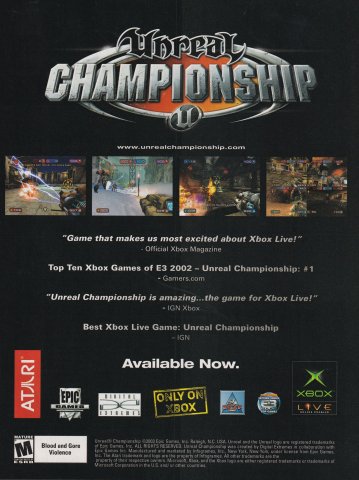 Unreal Championship (March, 2003)