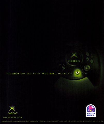 Xbox Taco Bell partnership (November, 2001)