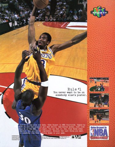 Kobe Bryant in NBA Courtside (August, 1998)