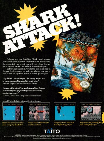 Sky Shark (March, 1990)