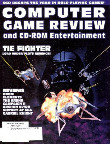 Computer Game Review Issue 33 (April 1994)