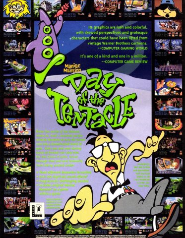 Day of the Tentacle (October, 1993)