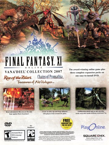 Final Fantasy XI Online: The Vana'Diel Collection (January 2007)