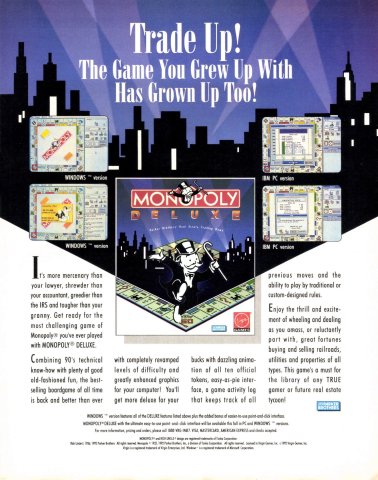 Monopoly Deluxe (March, 1993)