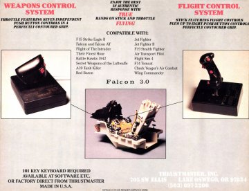 Thrustmaster peripherals (September, 1991)