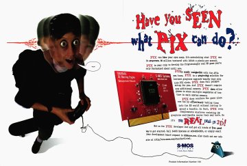 S-MOS Systems PIX development board (September 1996)