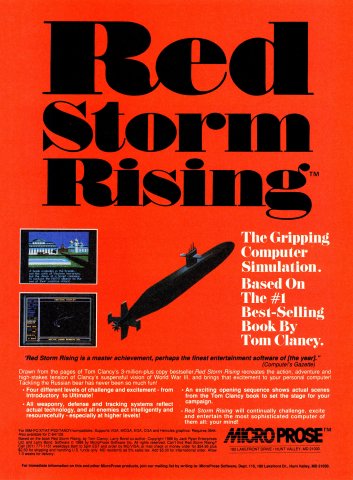 Red Storm Rising (Summer 1989)