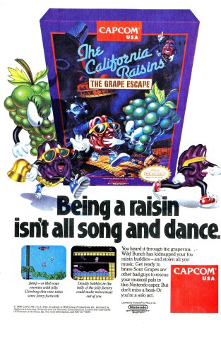 California Raisins, The: The Grape Escape (May 1991)