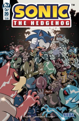 Sonic the Hedgehog 020 (August 2019) (cover B)